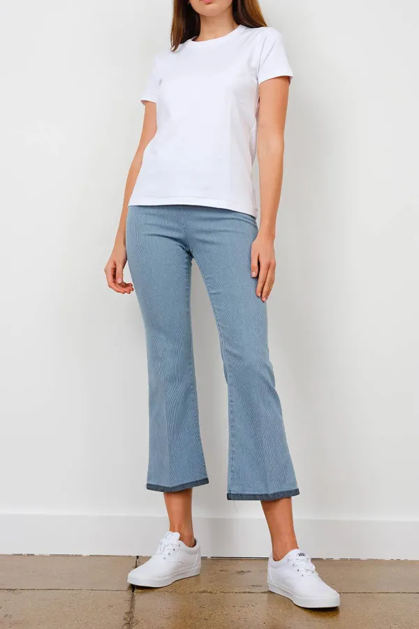 Pants*AVENUE MONTAIGNE Leo Striped Denim