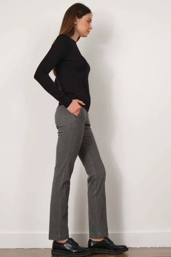 Pants*AVENUE MONTAIGNE Louis Flannel Grey