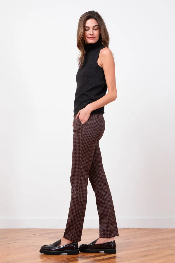 Pants*AVENUE MONTAIGNE Louis Houndstooth Copper