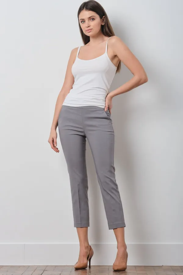 Pants*AVENUE MONTAIGNE Lulu Signature Light Grey