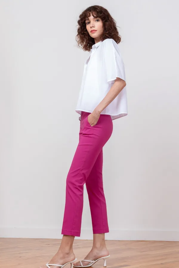 Pants*AVENUE MONTAIGNE Lulu Signature Magenta