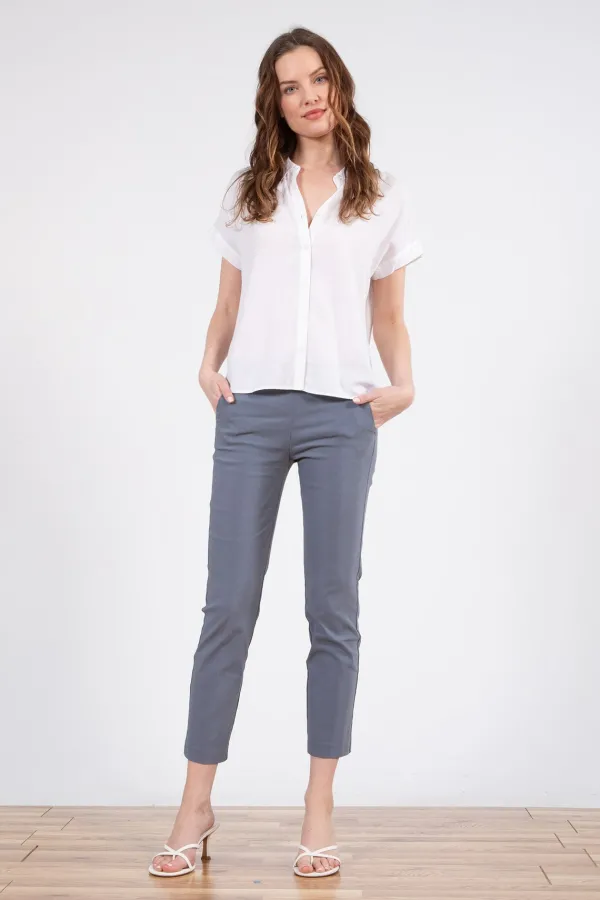 Pants*AVENUE MONTAIGNE Lulu Signature Slate