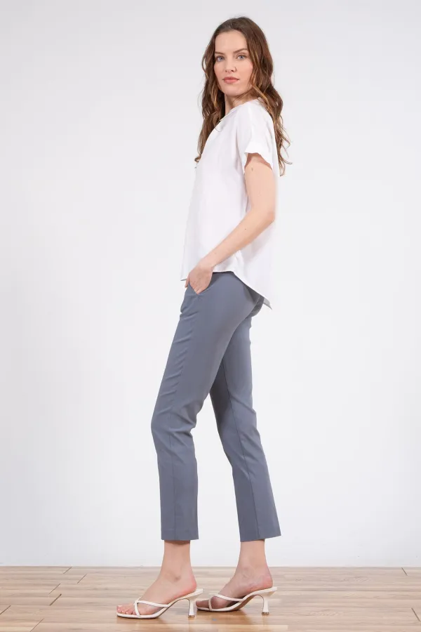 Pants*AVENUE MONTAIGNE Lulu Signature Slate