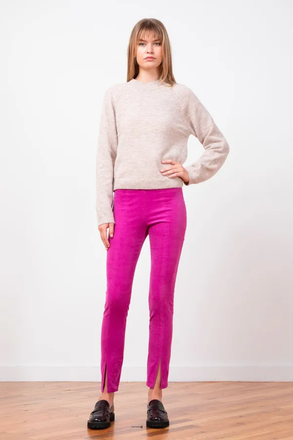 Pants*AVENUE MONTAIGNE Max Fine Corduroy Fuchsia