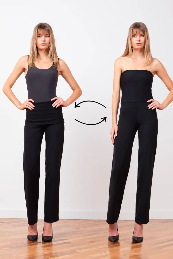 Pants*AVENUE MONTAIGNE Oh La La Freedom Black