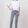 Pants*AVENUE MONTAIGNE Oliver Check Sailor