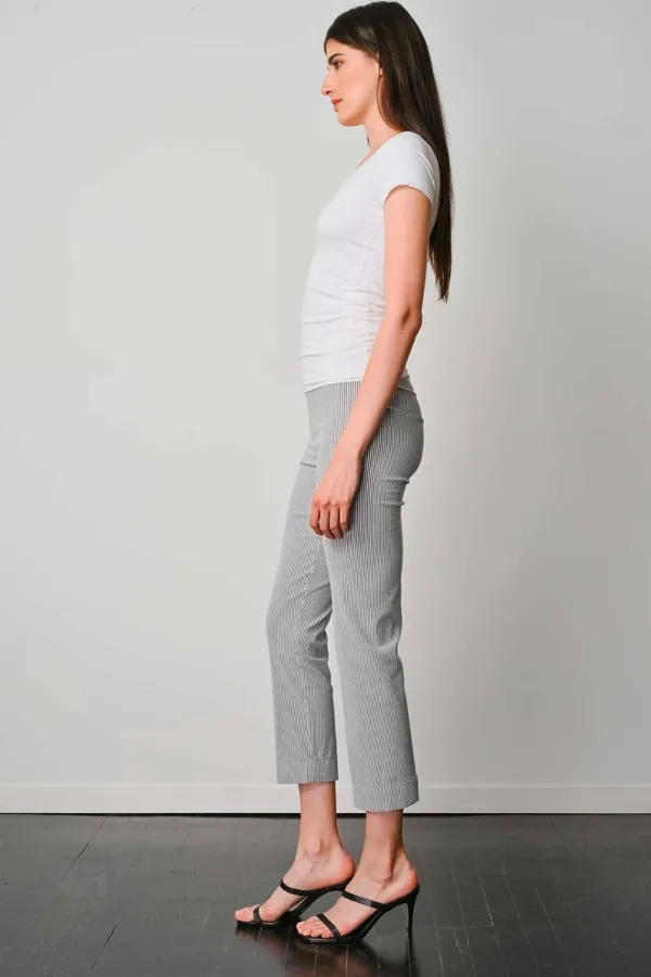 Pants*AVENUE MONTAIGNE Oliver Seersucker Grey