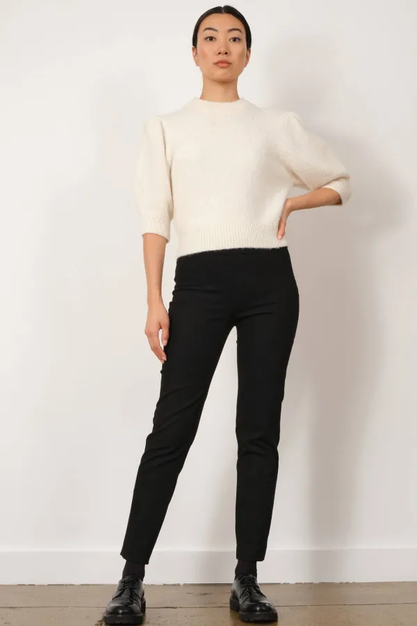 Pants*AVENUE MONTAIGNE Pars Flannel Black