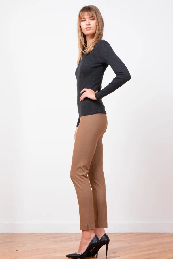 Pants*AVENUE MONTAIGNE Pars Flannel Camel