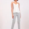 Pants*AVENUE MONTAIGNE Pars Seersucker Grey