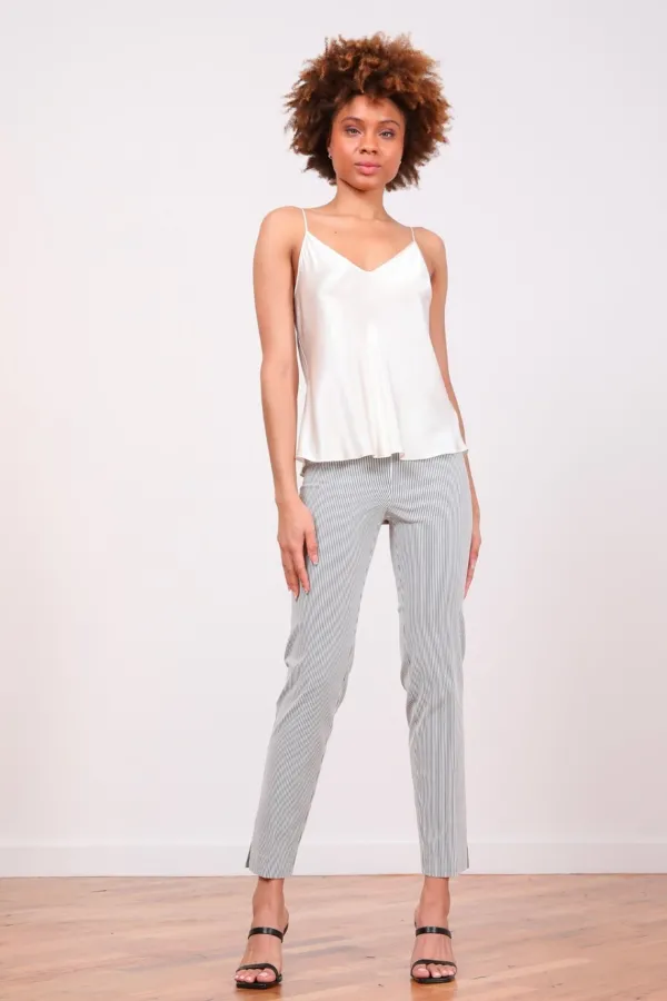 Pants*AVENUE MONTAIGNE Pars Seersucker Grey