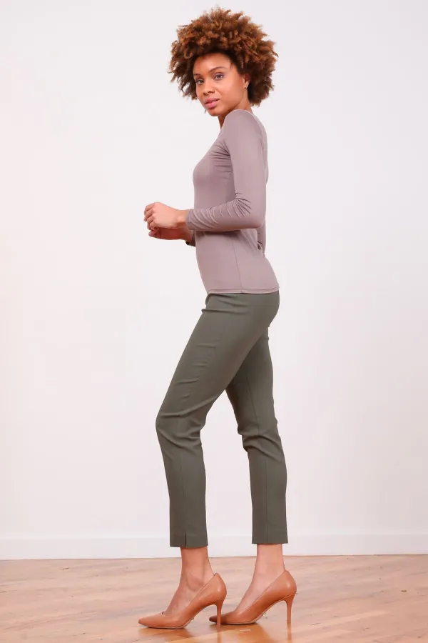 Pants*AVENUE MONTAIGNE Pars Signature Olive Green