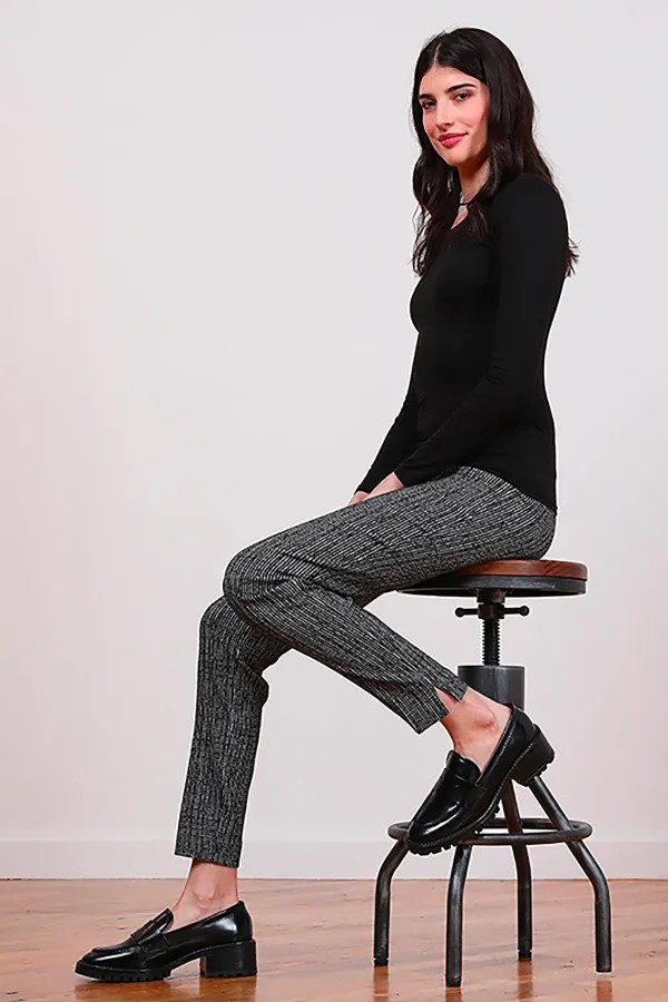 Pants*AVENUE MONTAIGNE Pars Tweed Check