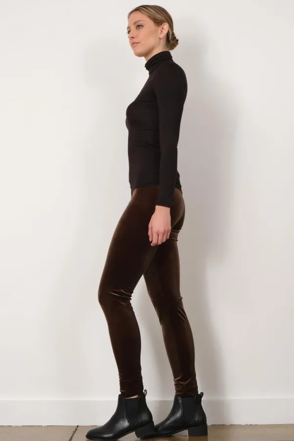Pants*Avenue Montaigne Pull On Skinny Velvet Olive